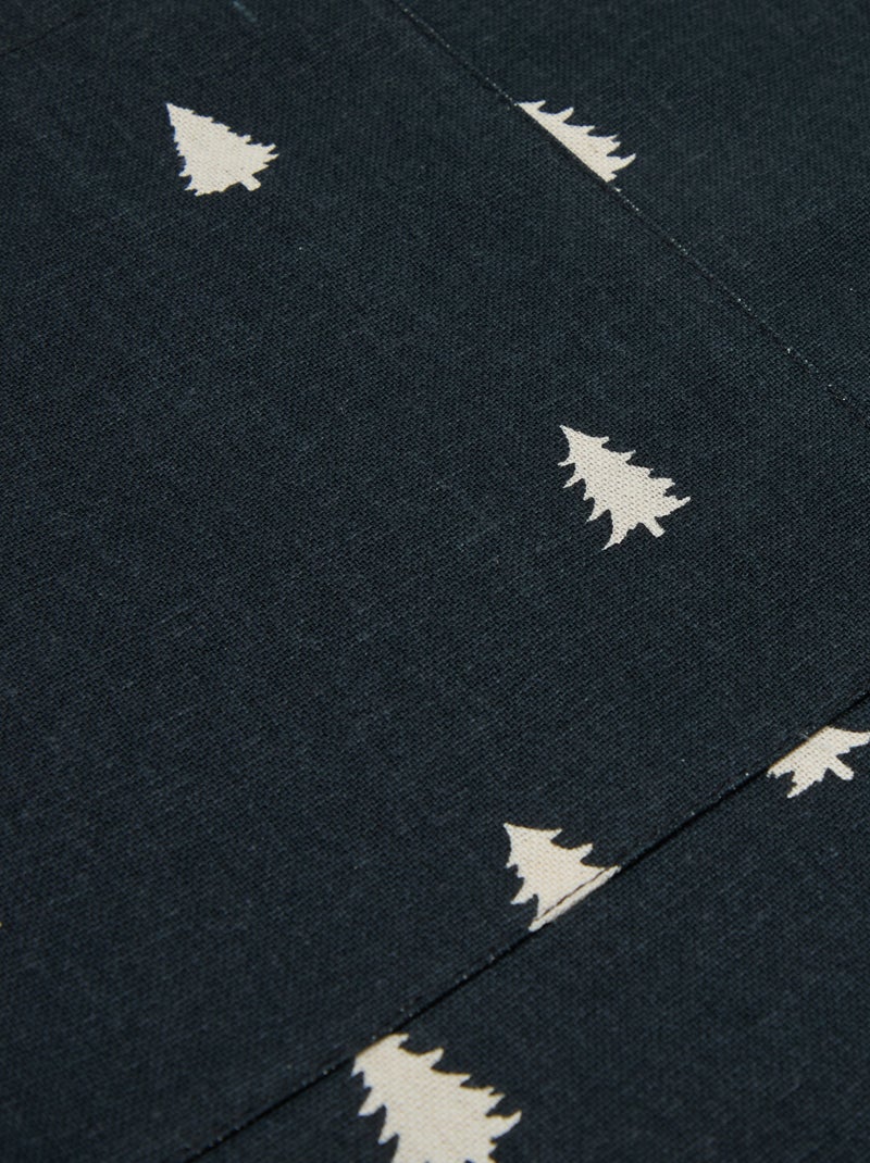 Grembiule adulto stampato Natale in cotone 94x69 cm Nero - Kiabi