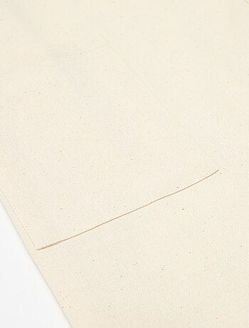 Grembiule bambino stampato Natale in cotone 55x49 cm