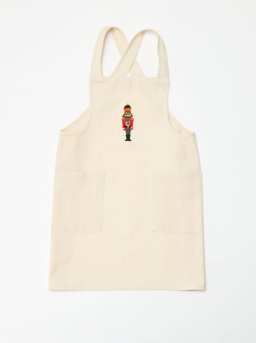 Grembiule bambino stampato Natale in cotone 55x49 cm - Kiabi Grembiule bambino stampato Natale in cotone 55x49 cm - Kiabi