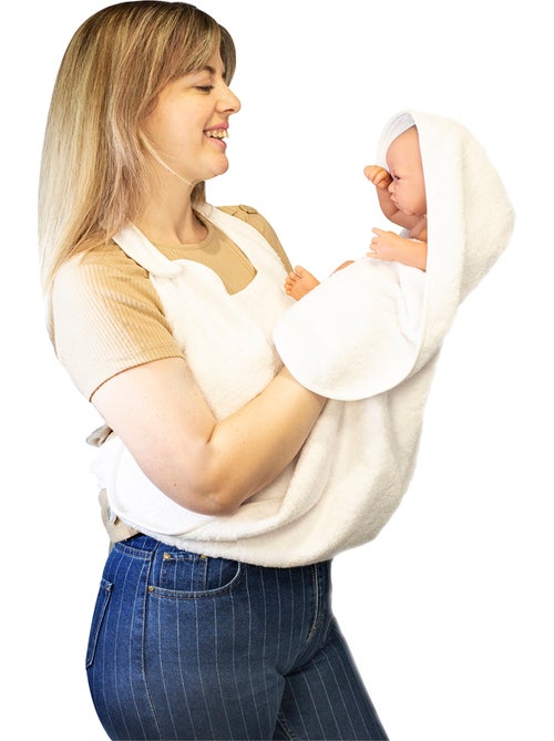 Grembiule da bagno in spugna di cotone biologico - Kiabi