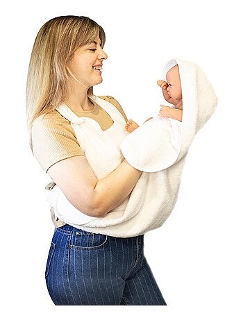 Grembiule da bagno in spugna di cotone biologico