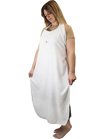 Grembiule da bagno in spugna di cotone biologico