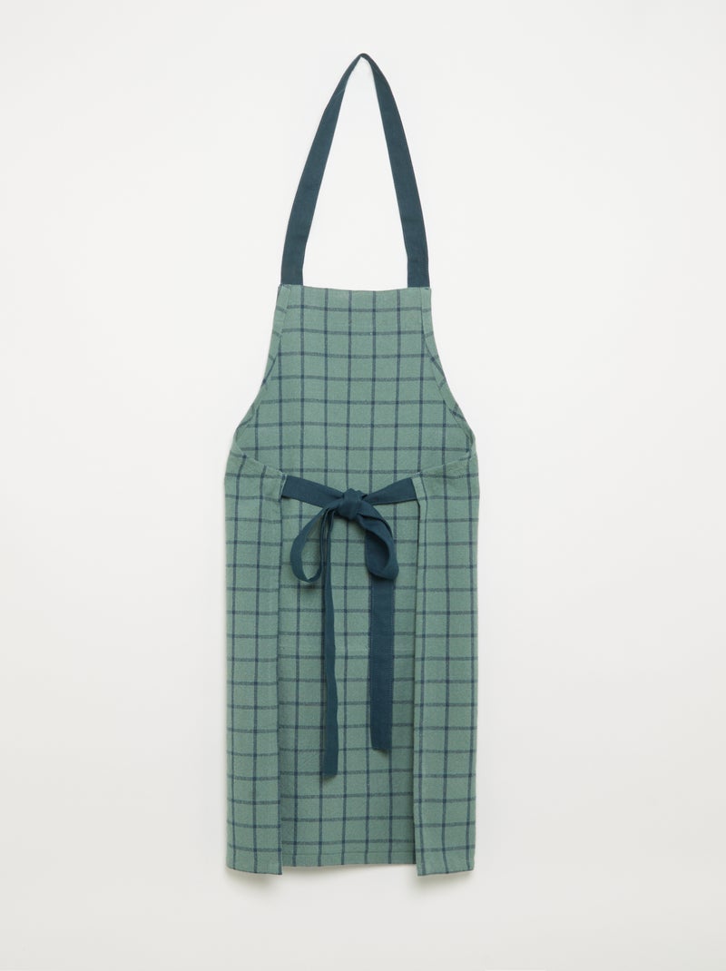 Grembiule da cucina a quadri - KIABI Home Blu - Kiabi