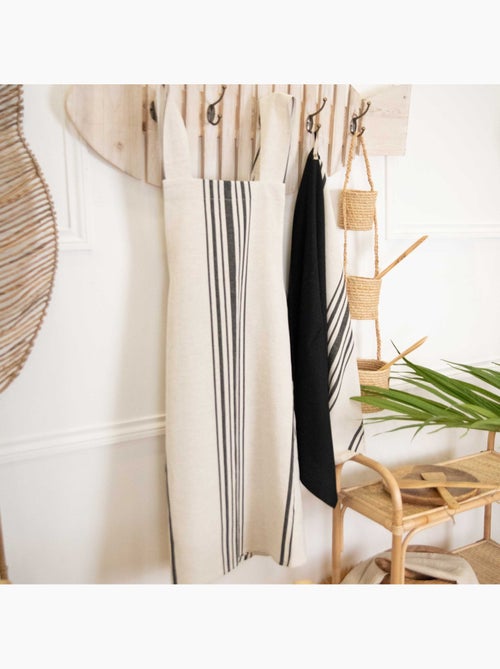 Grembiule da cucina a righe Polyline - Kiabi