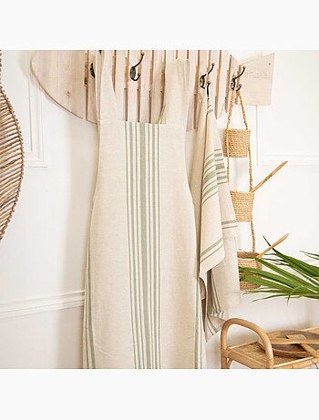 Grembiule da cucina a righe Polyline