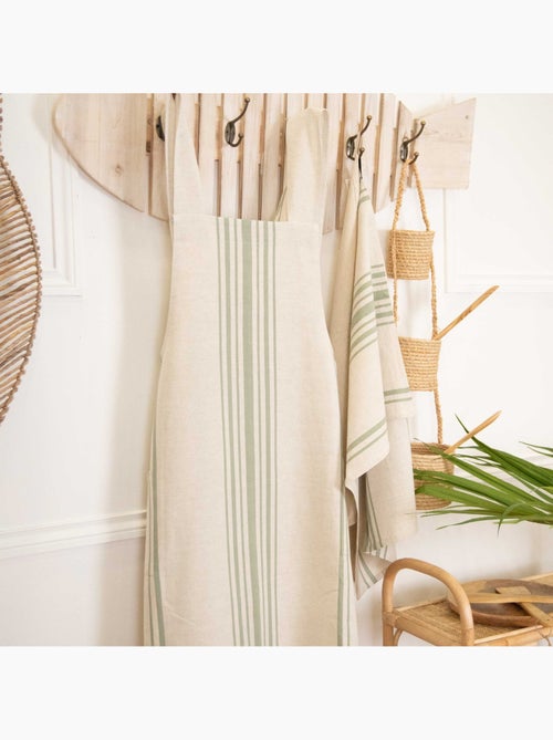 Grembiule da cucina a righe Polyline - Kiabi