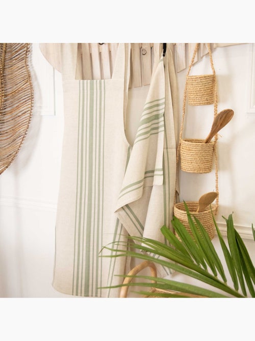 Grembiule da cucina a righe Polyline - Kiabi