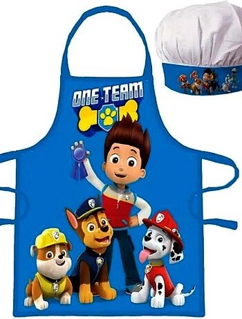 Grembiule da cucina bambino con cappello coordinato pat' patrouille