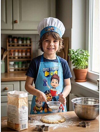 Grembiule da cucina bambino con cappello coordinato pat' patrouille