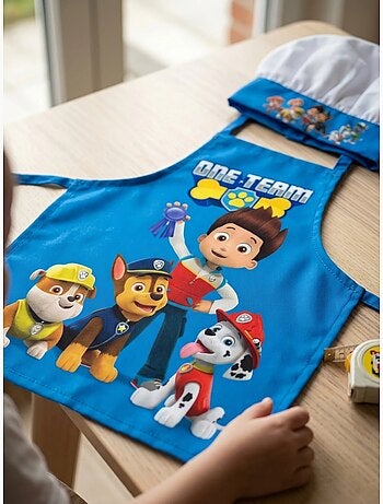 Grembiule da cucina bambino con cappello coordinato pat' patrouille