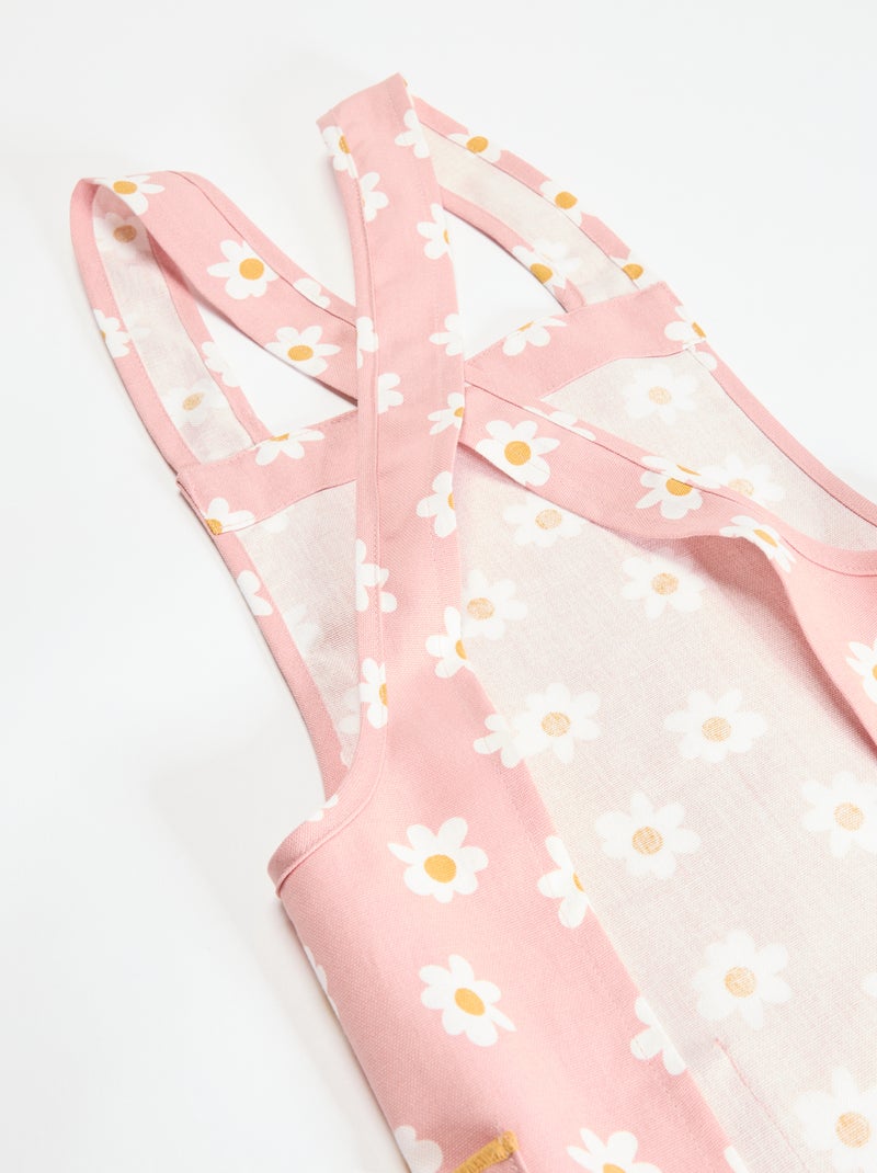 Grembiule da cucina giapponese stampato Rosa - Kiabi