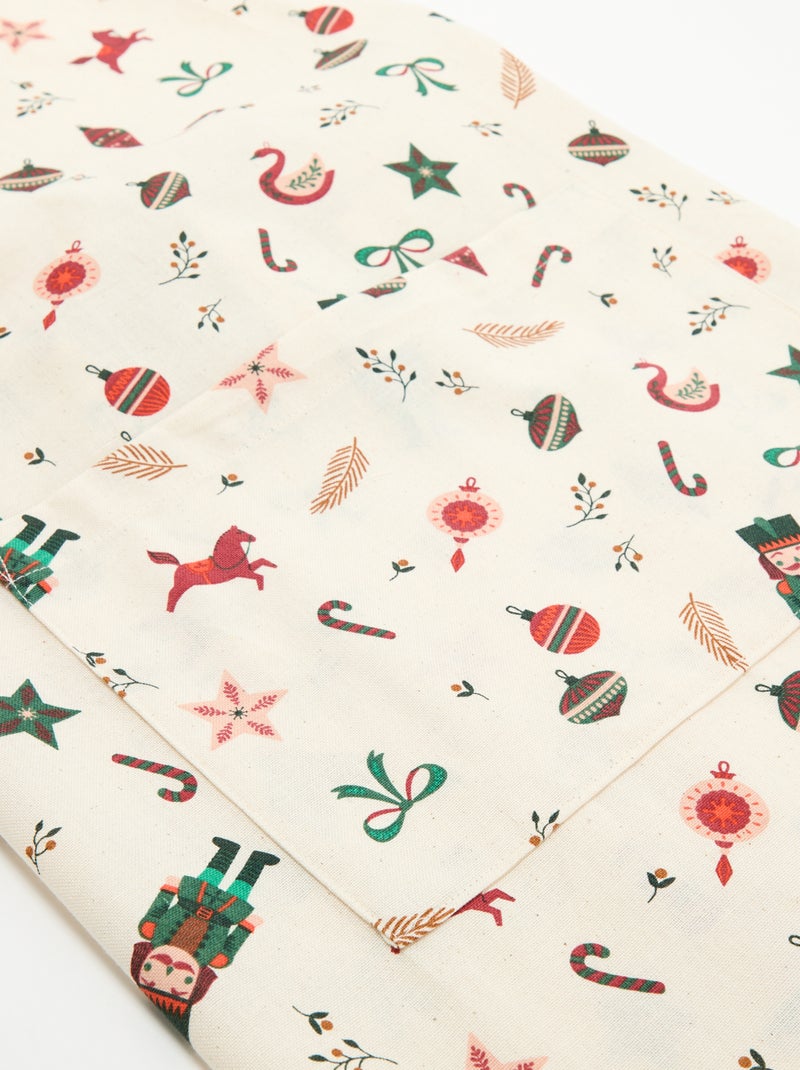 Grembiule da cucina 'Natale' - KIABI Home Bianco Ecru - Kiabi