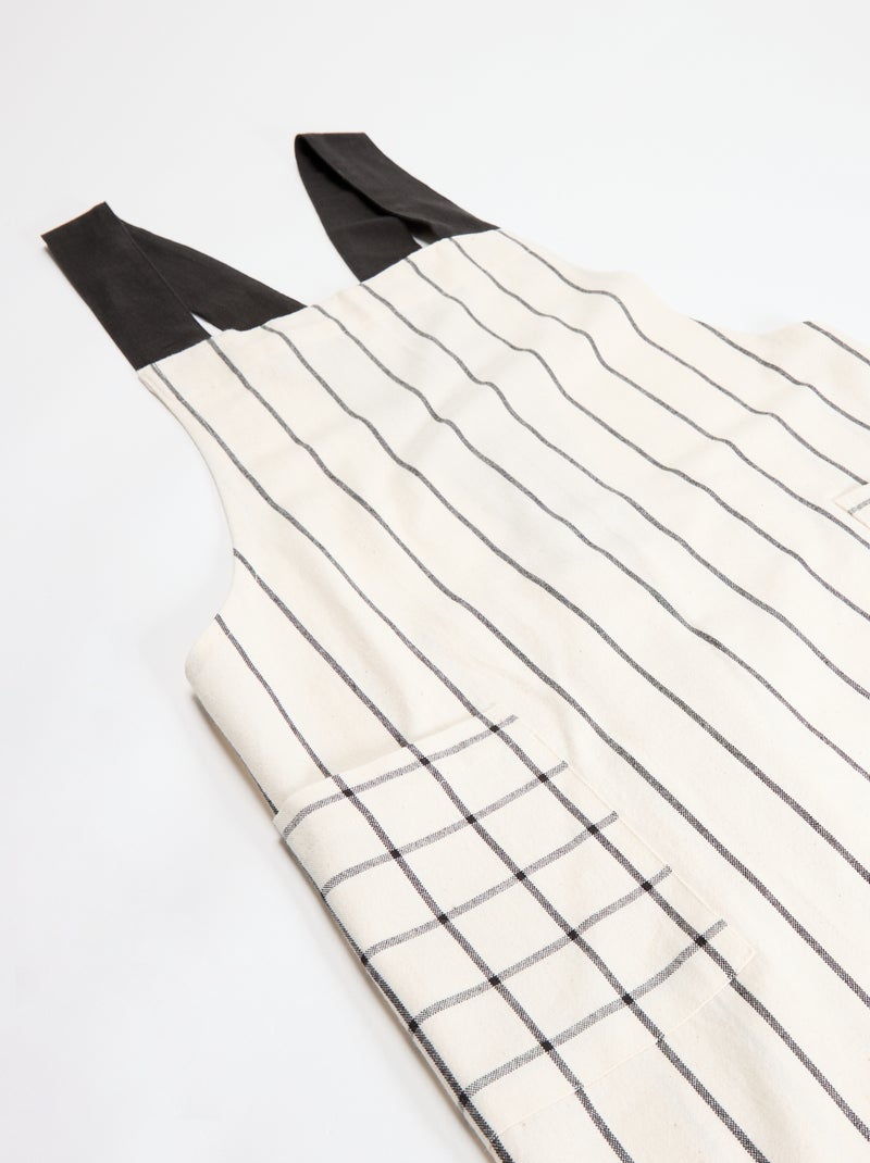 Grembiule da cucina stampato Nero - Kiabi