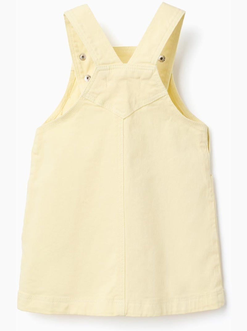 Grembiule in twill con tasche Giallo chiaro - Kiabi
