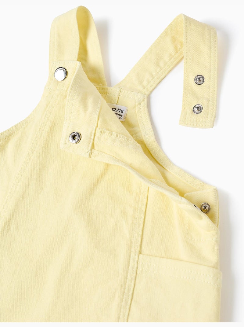 Grembiule in twill con tasche Giallo chiaro - Kiabi