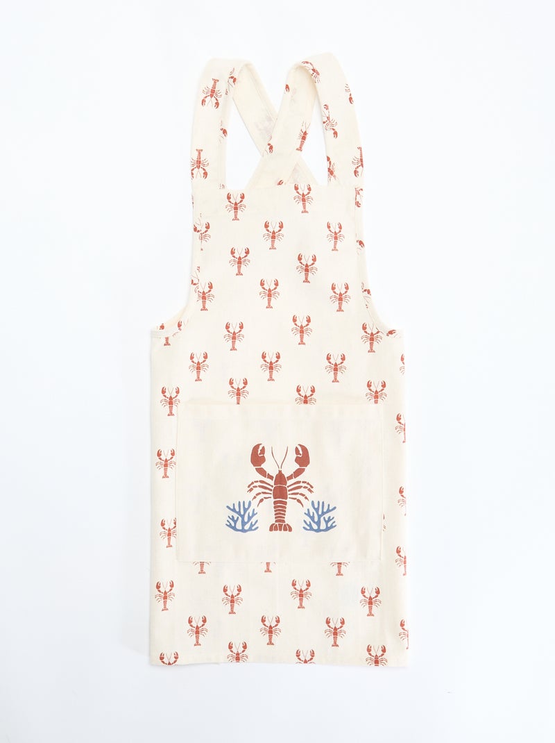 Grembiule per bambini stampato Beige - Kiabi