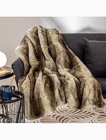 Grizzli beige pelliccia ecologica 120x160cm