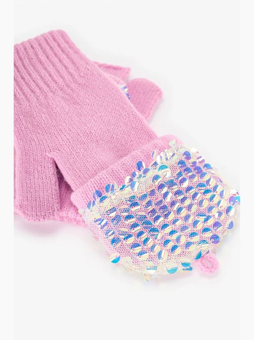Guanti bambina con paillettes penti - Kiabi