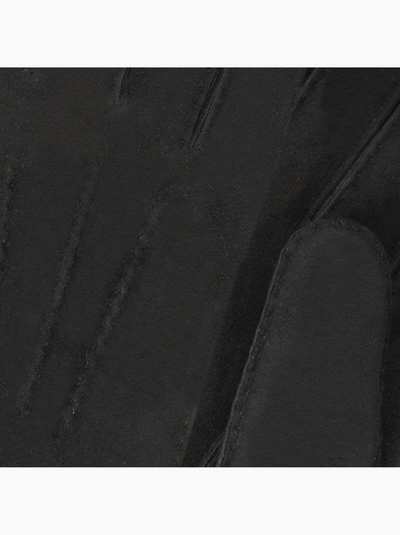 Guanti caldo e morbido, in pelle di pecora uomo isotoner Nero - Kiabi