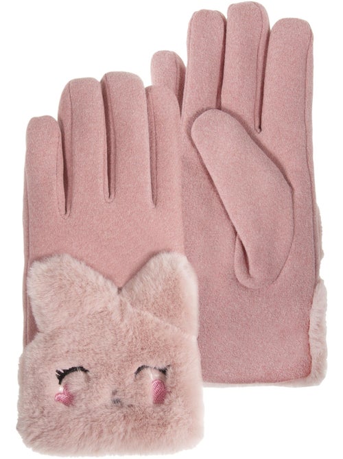 Guanti con fodera in finta pelliccia bambina Isotoner - Kiabi Guanti con fodera in finta pelliccia bambina Isotoner - Kiabi