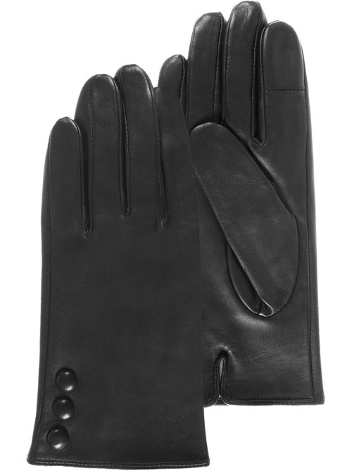 Guanti cuscinetti tattili in pelle di agnello pieno fiore - fodera in donna isotoner - Kiabi Guanti cuscinetti tattili in pelle di agnello pieno fiore - fodera in donna isotoner - Kiabi