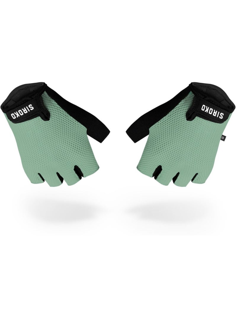 Guanti da ciclismo ciclismo uomo e donna aero Verde - Kiabi