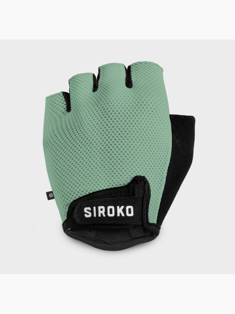 Guanti da ciclismo ciclismo uomo e donna aero Verde - Kiabi