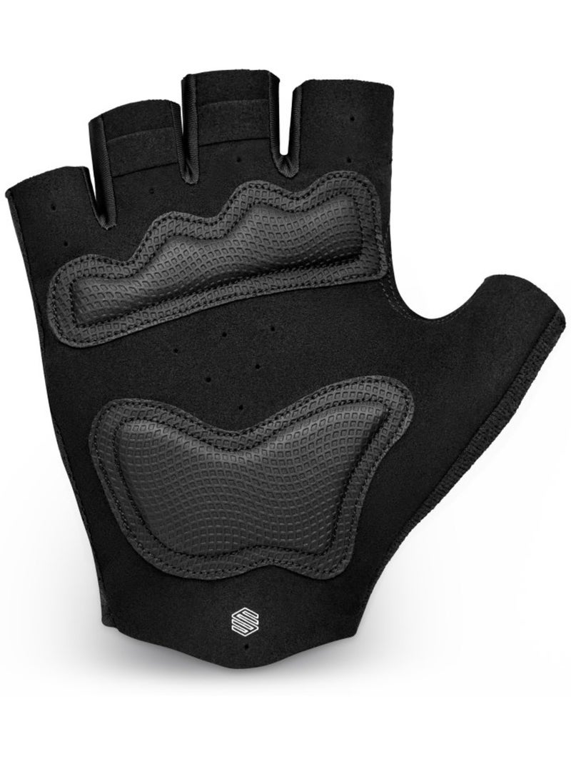 Guanti da ciclismo ciclismo uomo e donna core cacti Nero - Kiabi