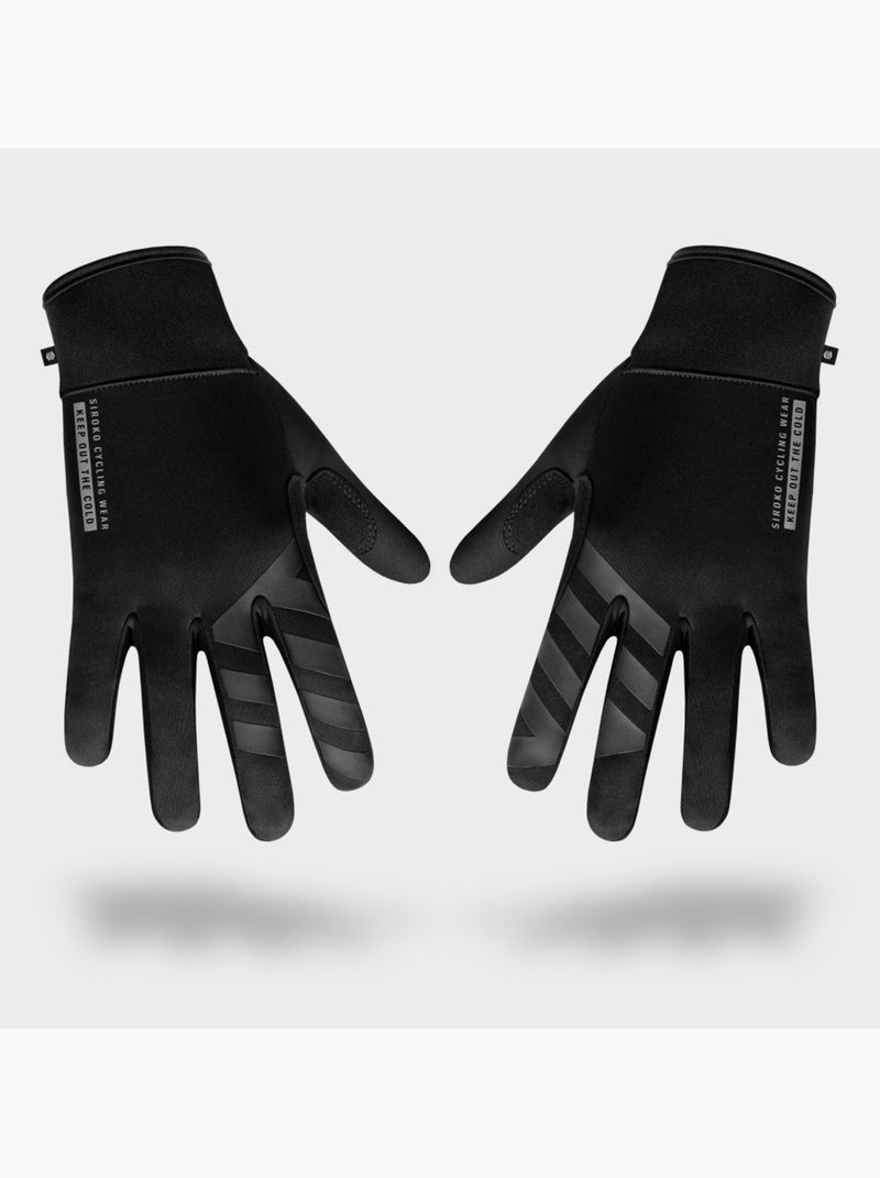 Guanti da ciclismo invernali ciclismo uomo e donna vestkapp Nero - Kiabi