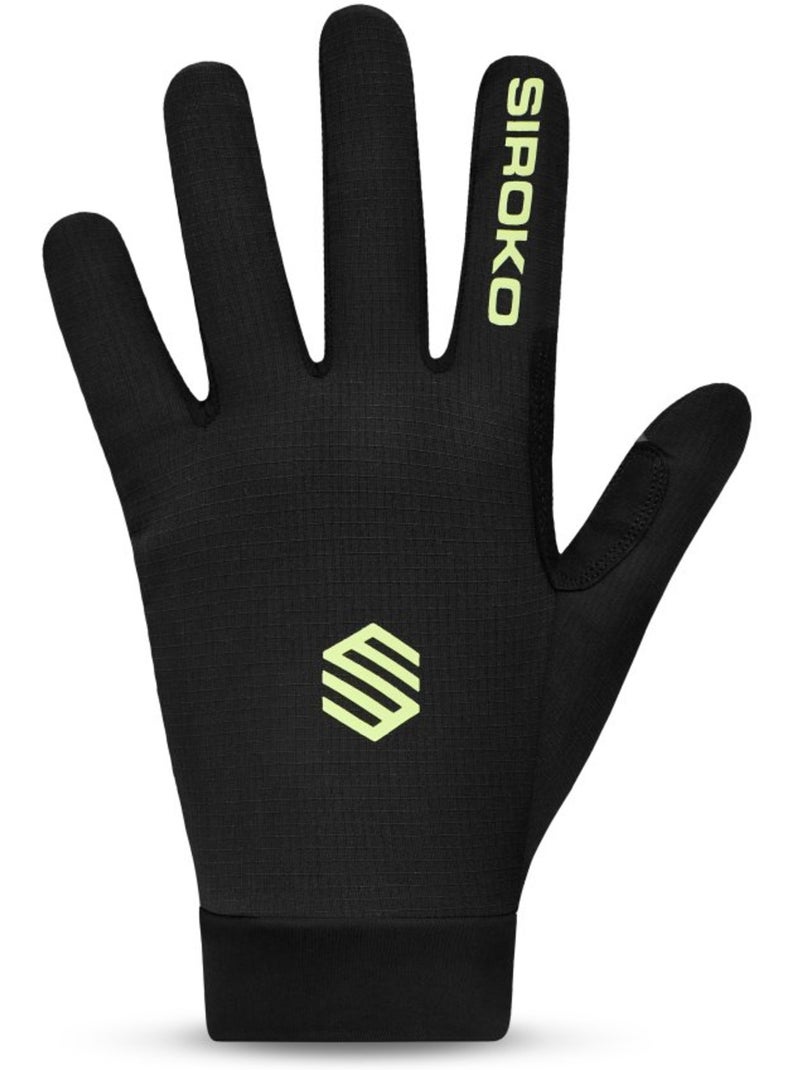 Guanti da mtb ciclismo uomo e donna mtb moab ash Nero - Kiabi