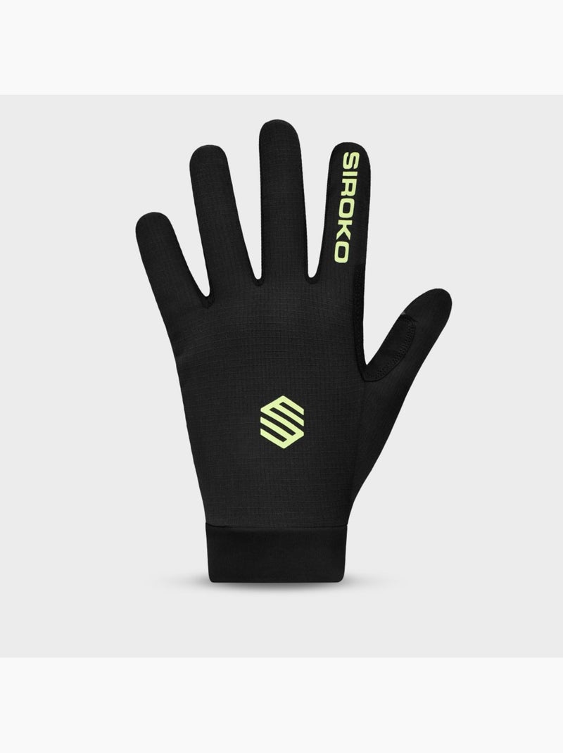 Guanti da mtb ciclismo uomo e donna mtb moab ash Nero - Kiabi