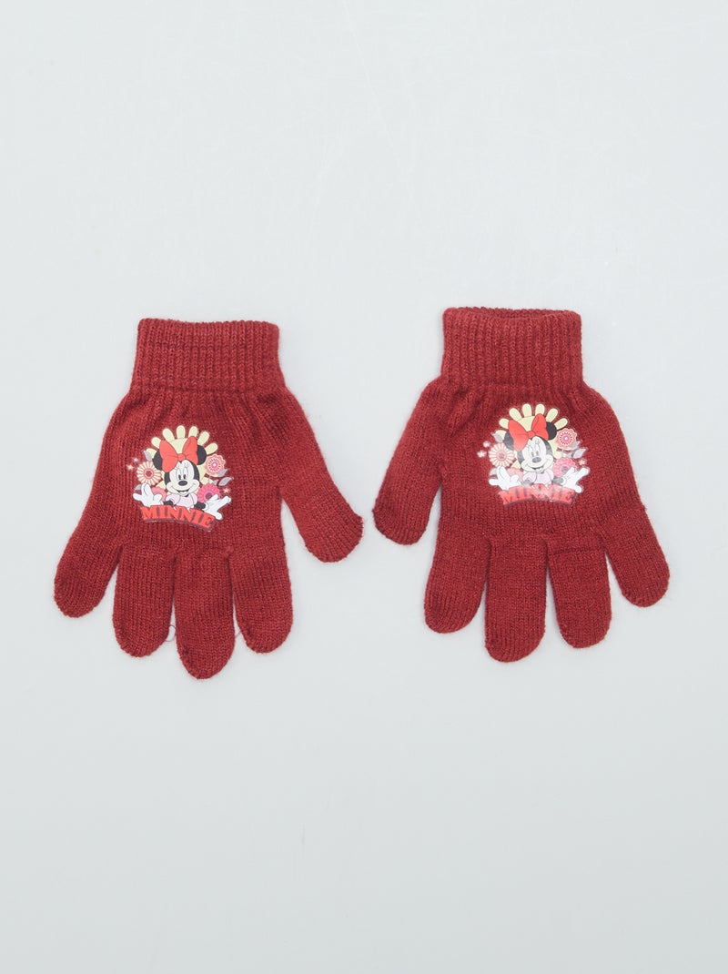 Guanti in maglia 'Minnie' ROSSO - Kiabi