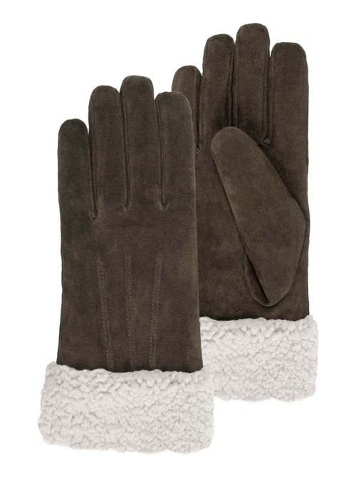 Guanti in pelle, con fodera in finta pelliccia, eleganti donna - Kiabi Guanti in pelle, con fodera in finta pelliccia, eleganti donna - Kiabi