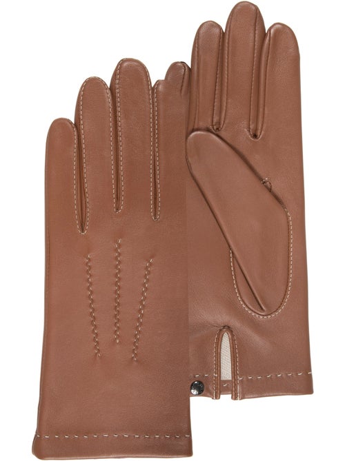 Guanti in pelle di agnello pieno fiore, con fodera in seta, trendy e donna isotoner - Kiabi Guanti in pelle di agnello pieno fiore, con fodera in seta, trendy e donna isotoner - Kiabi