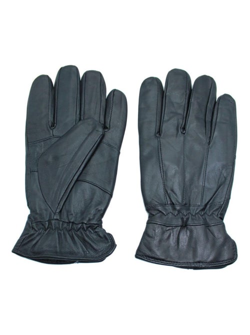 Guanti in pelle nera Kebello - Kiabi