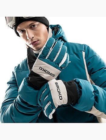 Guanti invernali da sci sport invernali uomo e donna misty green ducky