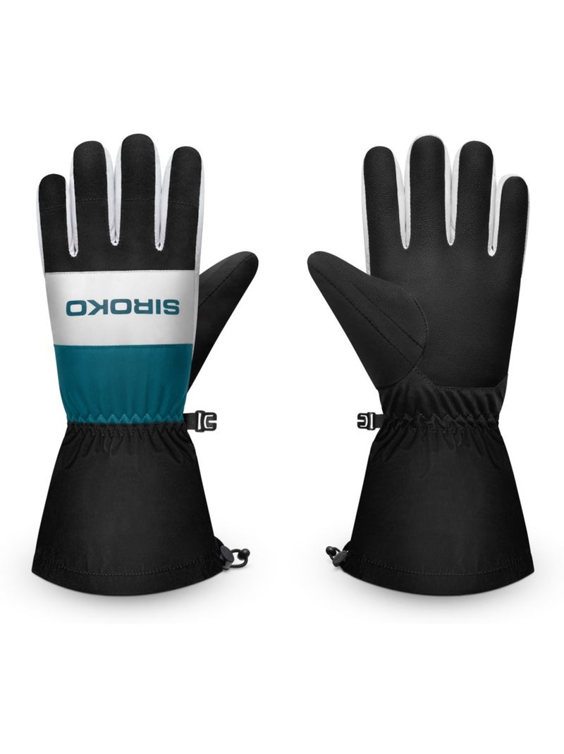 Guanti invernali da sci sport invernali uomo e donna misty Nero - Kiabi