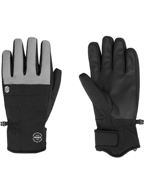Guanti invernali da snowboard e sci sport invernali uomo e donna voss gray - Kiabi