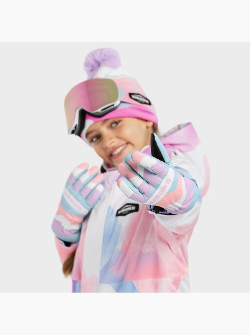 Guanti invernali snowboard e sci bambini sport invernali bambini e bambine bubbl Multicolore - Kiabi