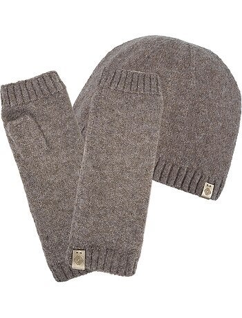 Guanti maglia soft touch effetto cashmere, taglia unica elasticizzata donna isotoner