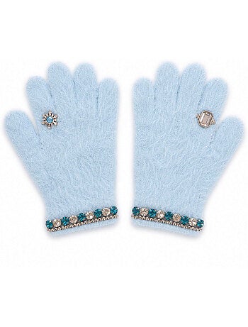 Guanti morbidi ed eleganti per bambini con gioielli | great pretenders | great pretenders