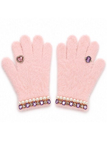 Guanti morbidi ed eleganti per bambini con gioielli | great pretenders | great pretenders