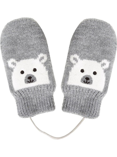 Guanti motivo orso - foderato in pelliccia sintetica unisex bambino - Kiabi Guanti motivo orso - foderato in pelliccia sintetica unisex bambino - Kiabi