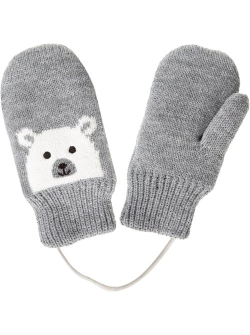 Guanti motivo orso - foderato in pelliccia sintetica unisex bambino isotoner - Kiabi