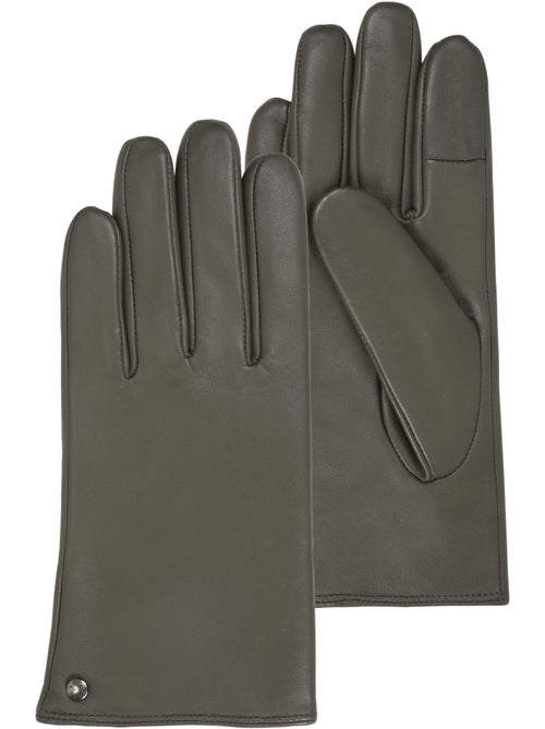 Guanti pelle d'agnello tattile - fodera in micropelliccia sintetica donna isotoner - Kiabi Guanti pelle d'agnello tattile - fodera in micropelliccia sintetica donna isotoner - Kiabi