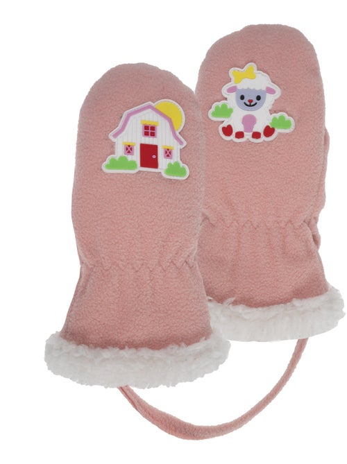 Guanti pile con fodera in pelliccia sintetica unisex neonato isotoner - Kiabi