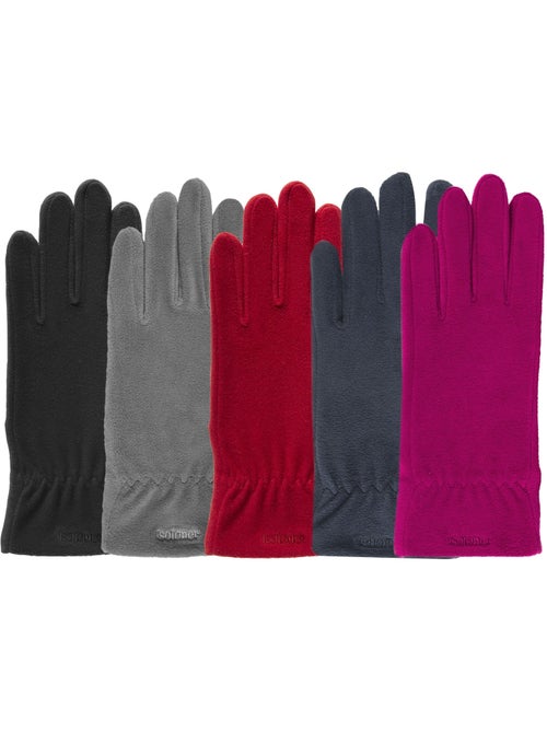 Guanti pile elasticizzato resistente all'acqua, sfoderato donna - Kiabi Guanti pile elasticizzato resistente all'acqua, sfoderato donna - Kiabi