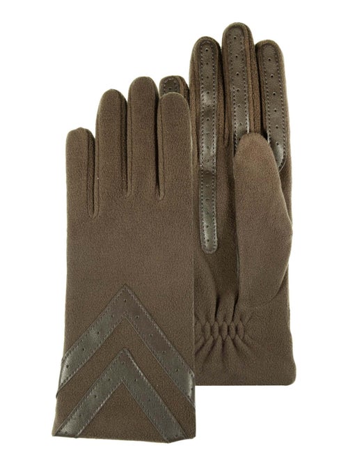 Guanti pile riciclato tattile e resistente all'acqua, sfoderato donna Isotoner - Kiabi