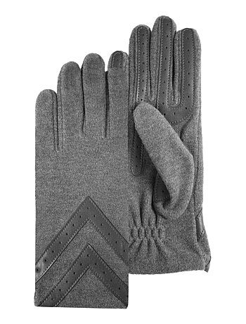 Guanti pile riciclato tattile e resistente all'acqua, sfoderato donna Isotoner