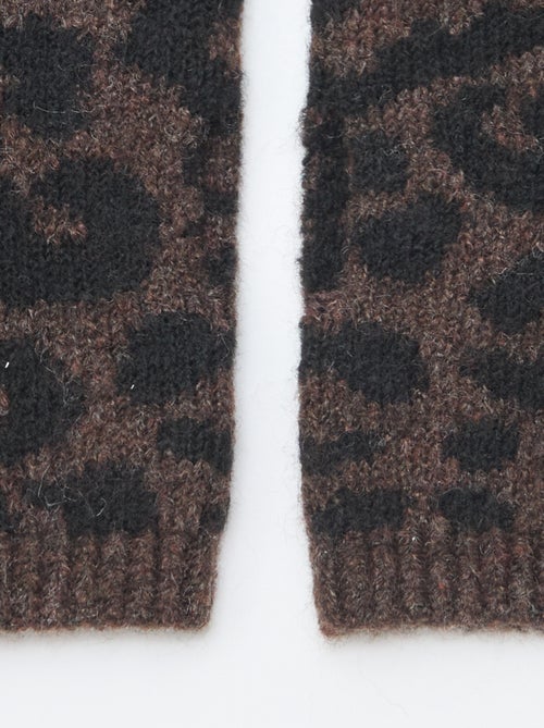 Guanti senza dita con polsino tinta unita - Kiabi